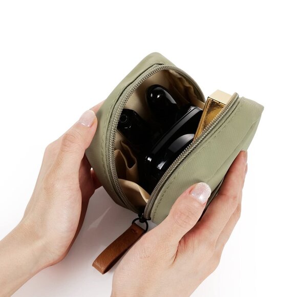 Mini Cosmetic Bag, Travel Makeup Pouch, Portable Waterproof Cosmetic Pouch for L - Picture 6 of 7